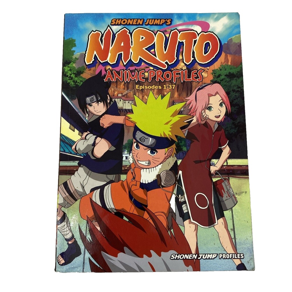 Naruto Anime Profiles Episodes 1-37 Shonen Jump's Paperback Book